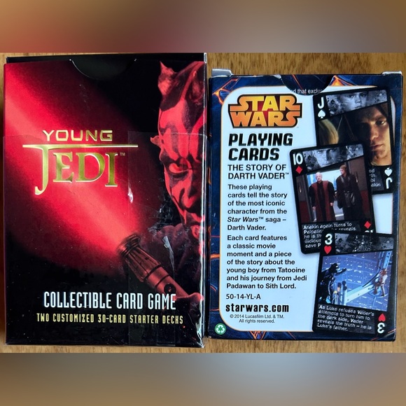 Star Wars Collector Cards: Young Jedi - 1999 & Playing Cards - 2018 - Picture 2 of 11